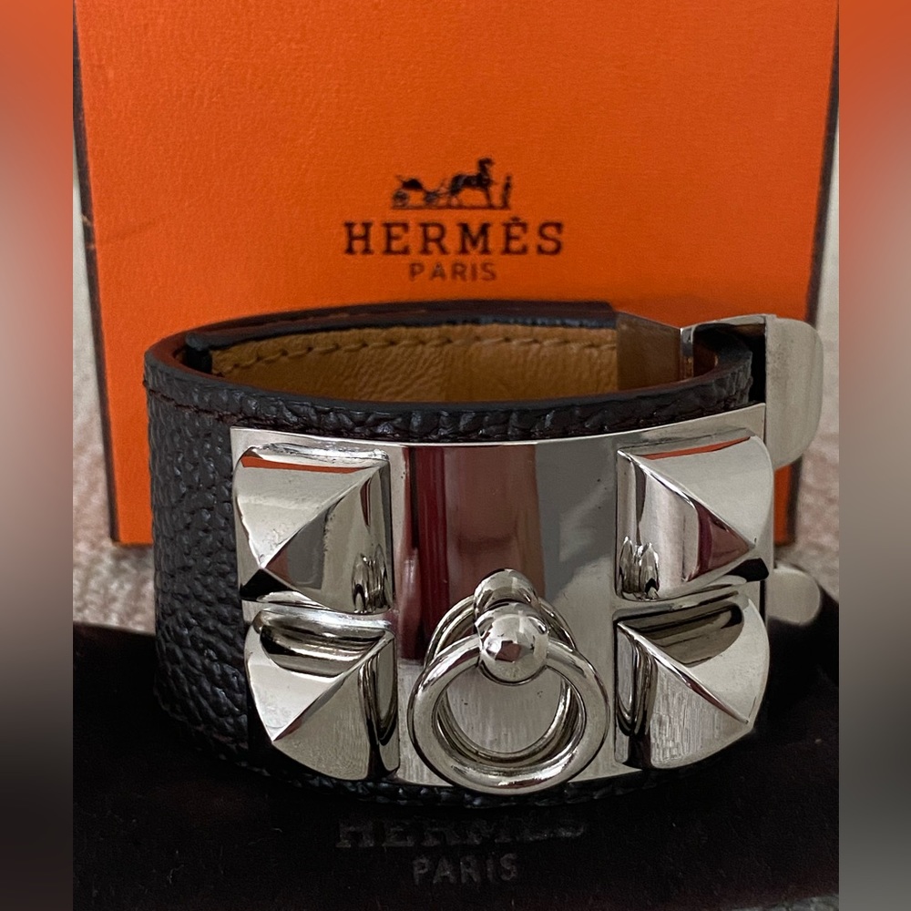 Authentic Hermes Collier De Chien Bracelet